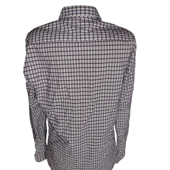 Hugo Boss Mens Checkered Shirt - Picture 3 of 4